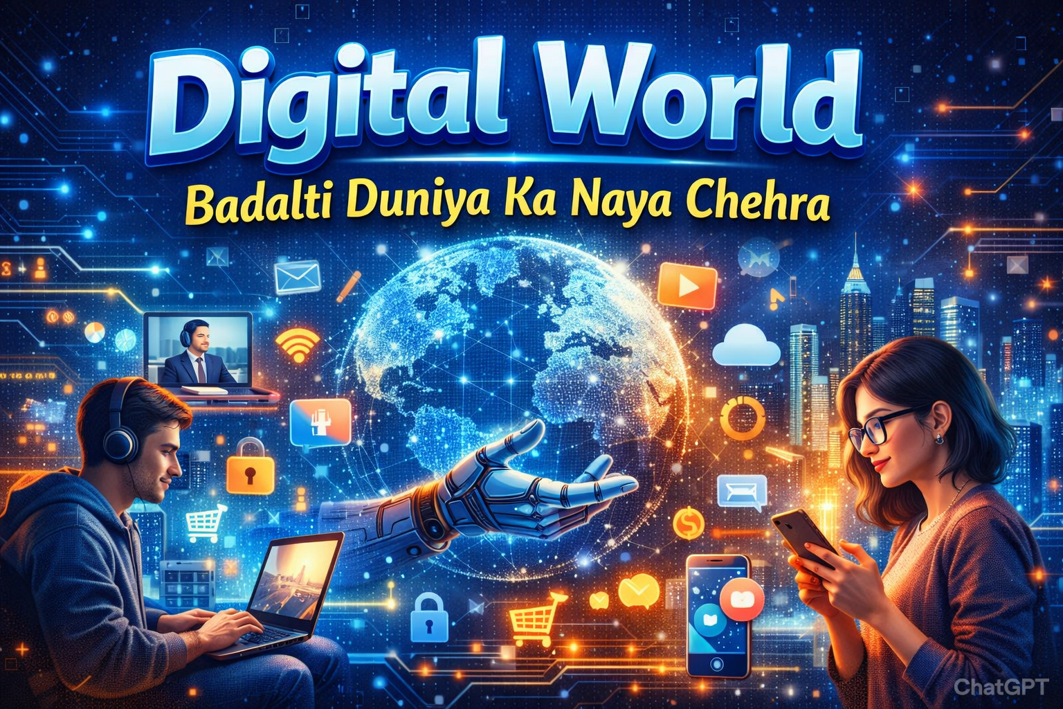 डिजिटल वर्ल्ड: बदलती दुनिया