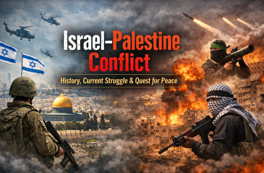 इज़रायल–फ़िलिस्तीन युद्ध: इतिहास, वर्तमान संघर्ष और शांति की तलाश