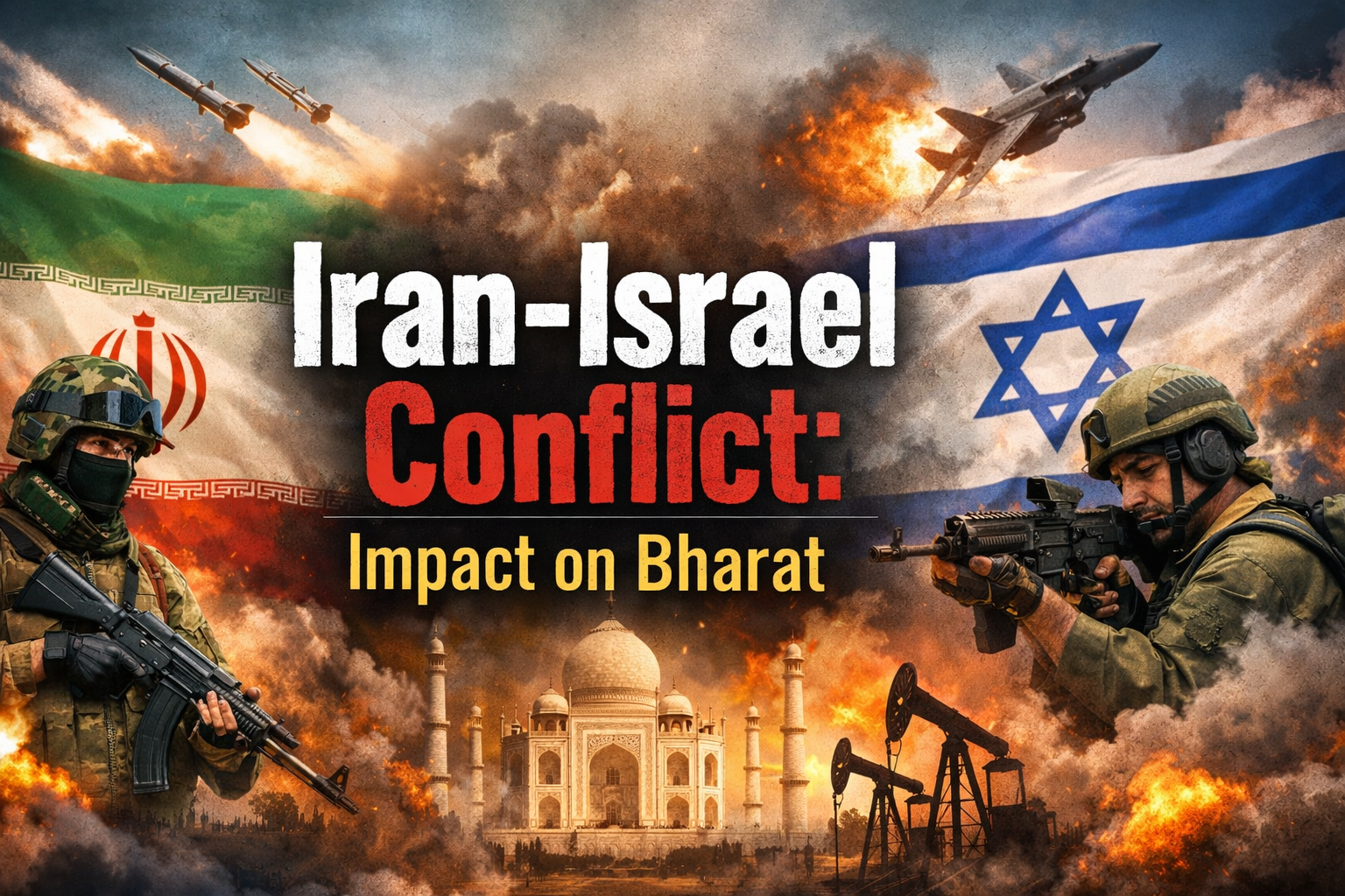 ईरान और इज़राइल के बीच बढ़ते तनाव के बीच भारत की स्थिति